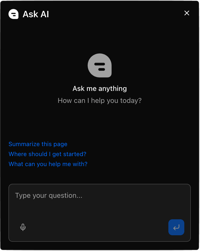 Peam dialog interface